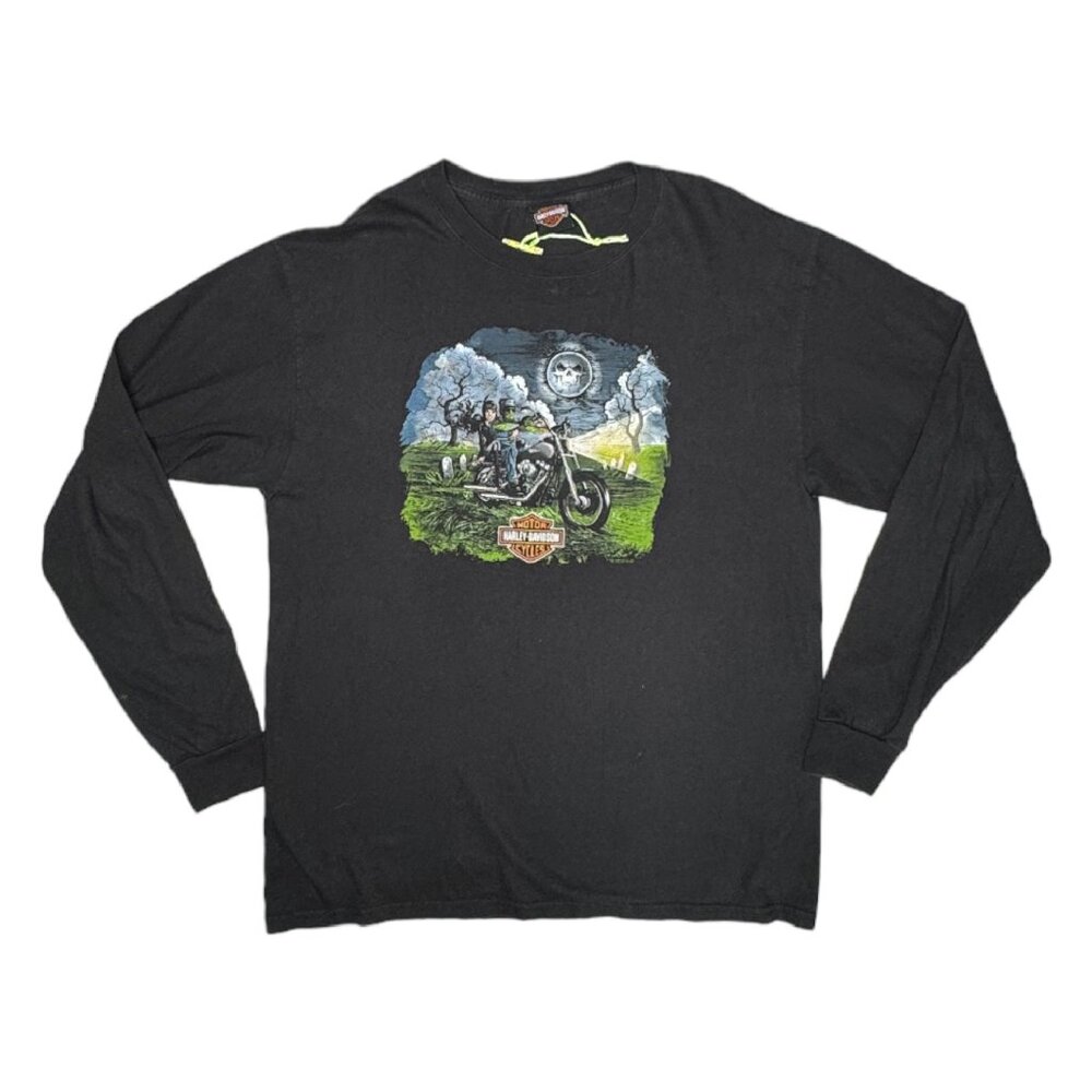Harley Davidson Halloween Longsleeve (Ocean County, NJ)